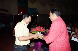 Mr. Om Prakash(Dir. GIIT) and Dineshanand Goswami)